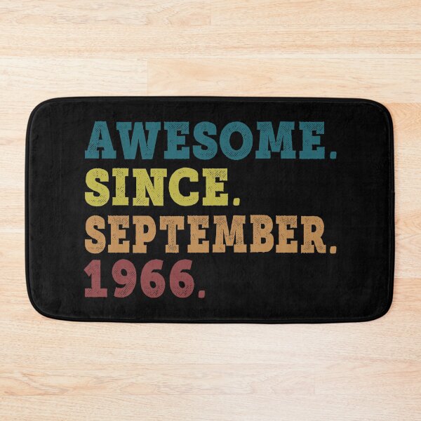 Item preview, Awesome Since September 1966 Retro Vintage 55th Birthday Gift designed and sold by designbychow.