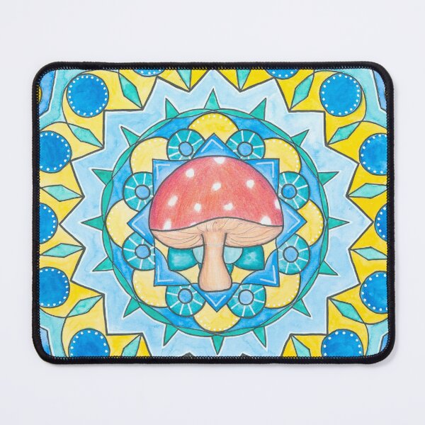 Item preview, Mushroom Mandala designed and sold by lenaliluna.