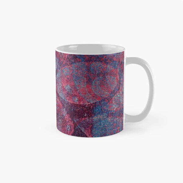 Item preview, Petals pattern, Abstract gel print layered design in pink, blue, magenta and purple designed and sold by AliSullivanArt.