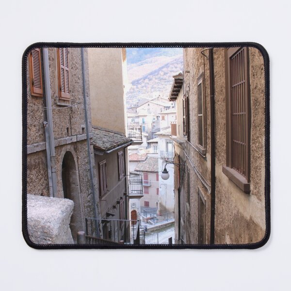 Item preview, Steep stone street steps in Cugnoli, Abruzzo, Italy designed and sold by wineandwords.