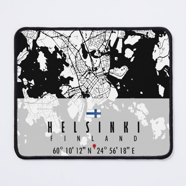 Item preview, HELSINKI MAP FINLAND designed and sold by hatimelhag.