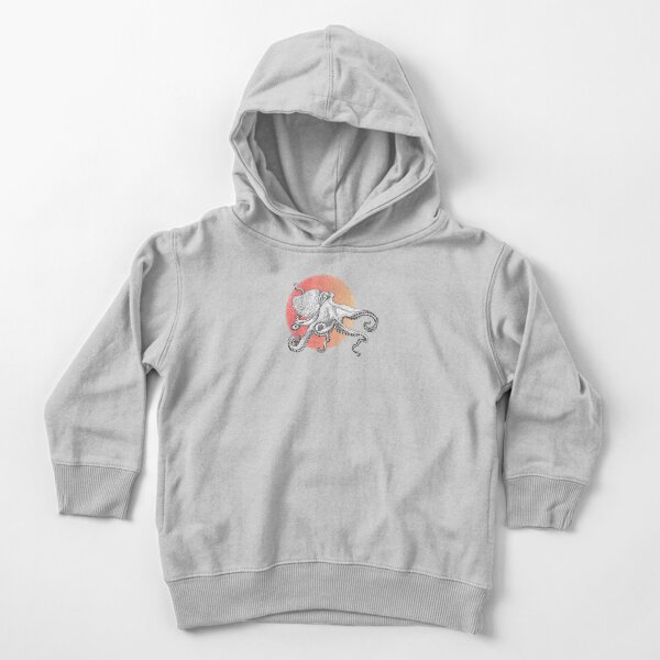 Space Octopus Black Hole - Colorized Toddler Pullover Hoodie