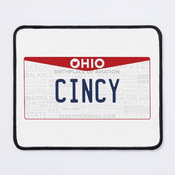 Item preview, Cincy, Ohio License Plate designed and sold by Avery Brown Design.