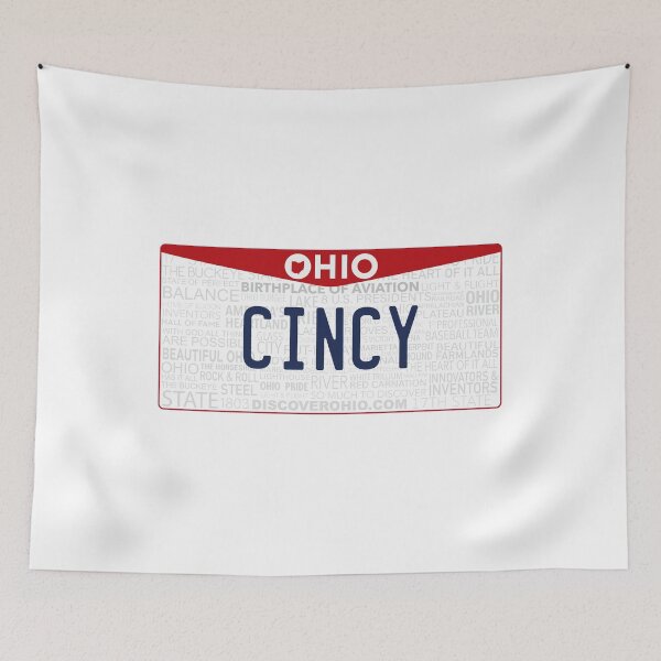 Item preview, Cincy, Ohio License Plate designed and sold by Avery Brown Design.