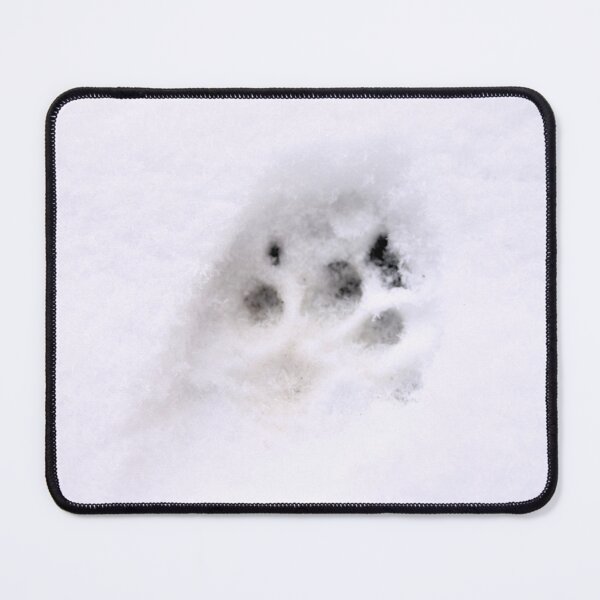 Item preview, Cat pawprint in the snow designed and sold by wineandwords.