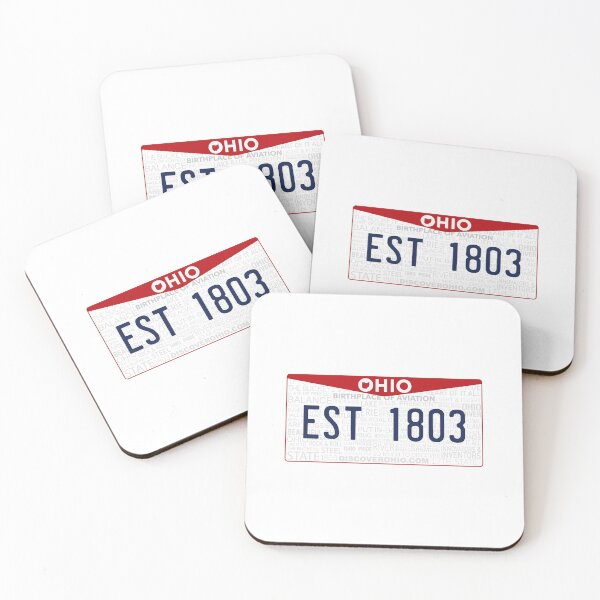 Item preview, Ohio License Plate Est 1803 designed and sold by Avery Brown Design.