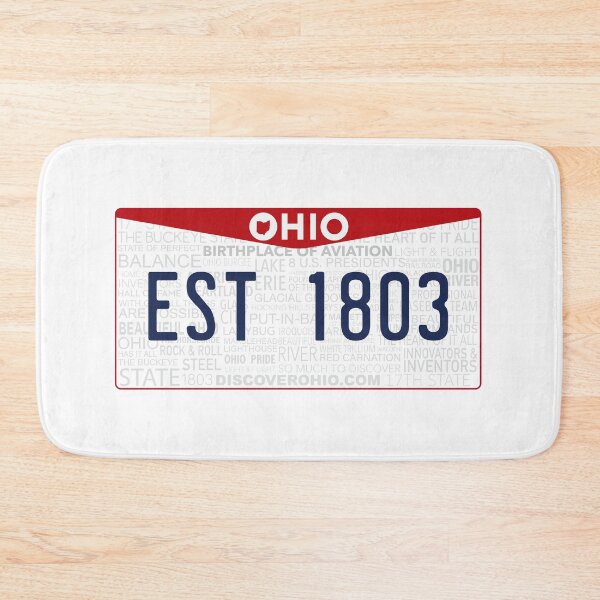 Item preview, Ohio License Plate Est 1803 designed and sold by Avery Brown Design.