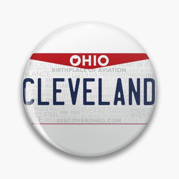 Item preview, Cleveland, Ohio License Plate designed and sold by Avery Brown Design.