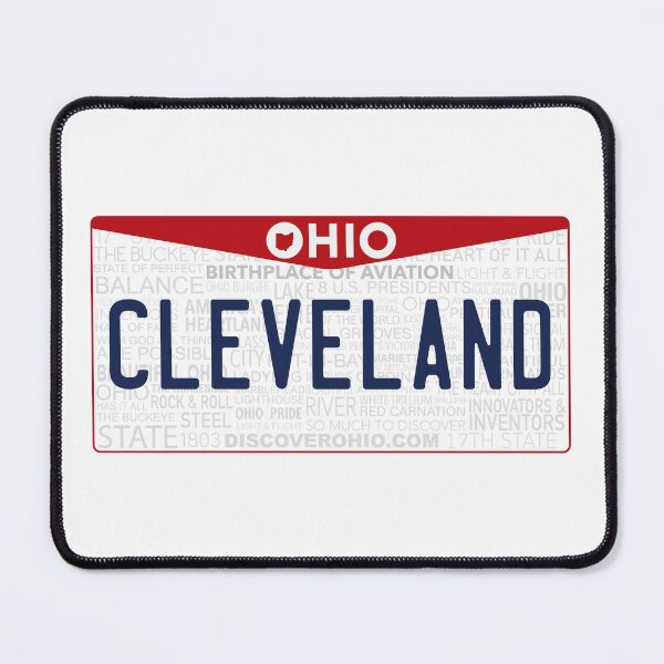 Item preview, Cleveland, Ohio License Plate designed and sold by Avery Brown Design.