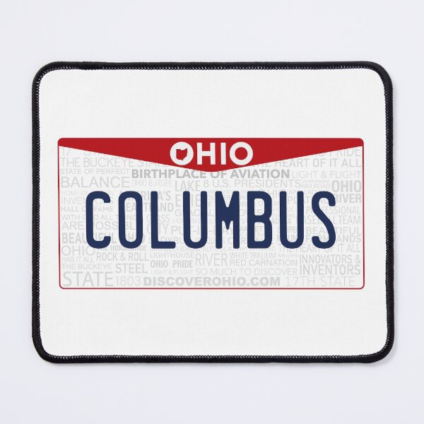 Item preview, Columbus, Ohio License Plate designed and sold by Avery Brown Design.