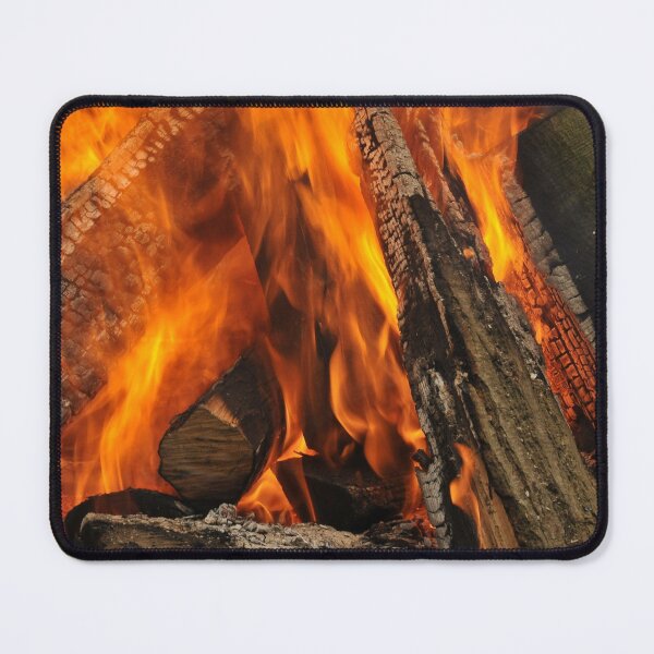 Item preview, Flames and logs in the bonfire. designed and sold by wineandwords.