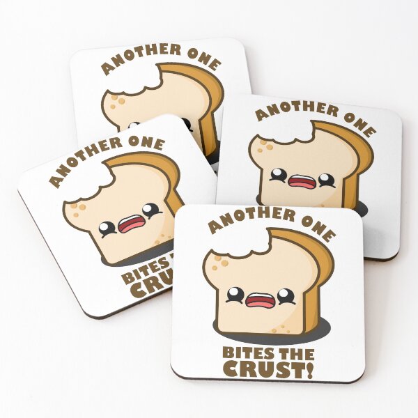 Item preview, Cute Cartoon Bread || Another One Bites the Crust || Toast designed and sold by cookingwithten.