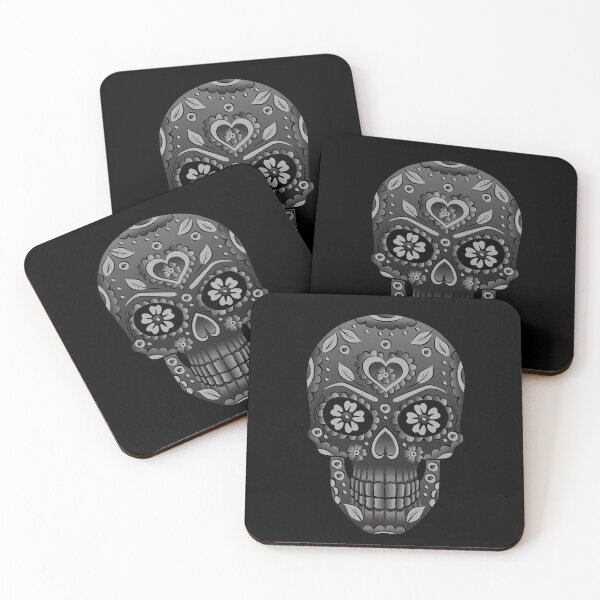 Item preview, Goth Sugar Skull Calavera designed and sold by SpreadForSatan.
