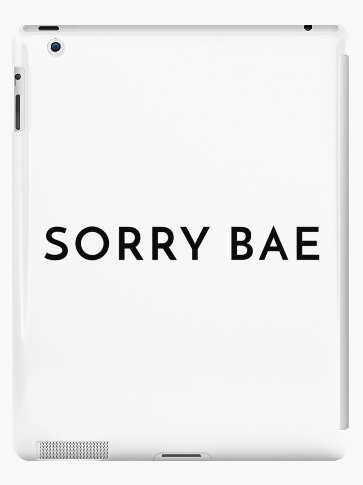 Sorry Bae -BTS Cypher Pt. 4 Lyrics" iPad Cases 