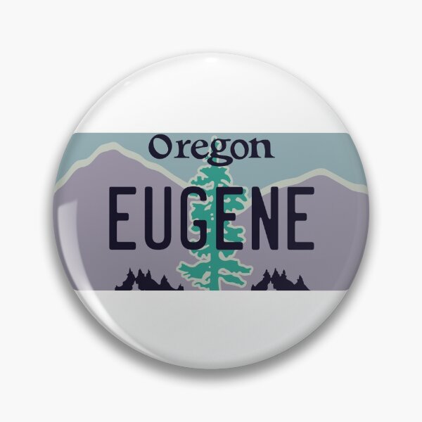 Item preview, Eugene, Oregon License Plate designed and sold by Avery Brown Design.