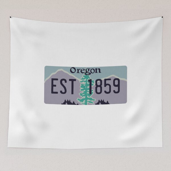 Item preview, Oregon License Plate - Est 1859 designed and sold by Avery Brown Design.