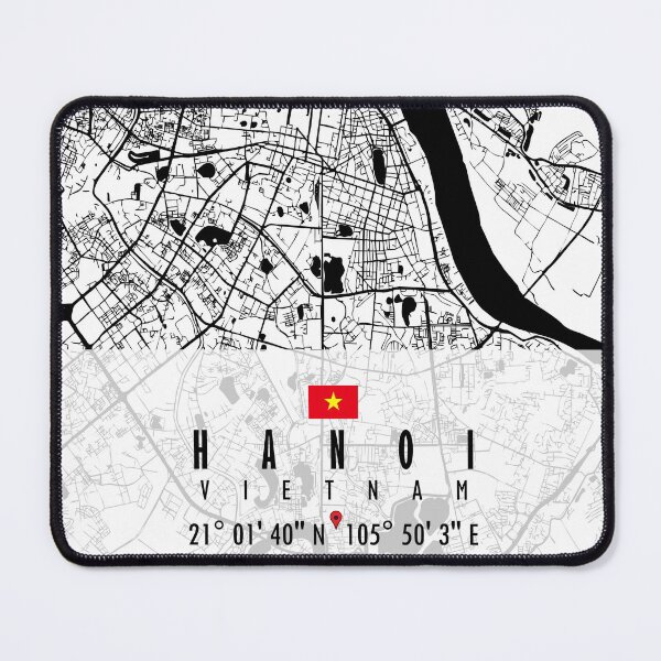 Item preview, HANOI MAP VIETNAM designed and sold by hatimelhag.