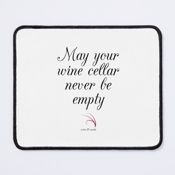 Item preview, Wine wish - may your wine cellar never be empty designed and sold by wineandwords.