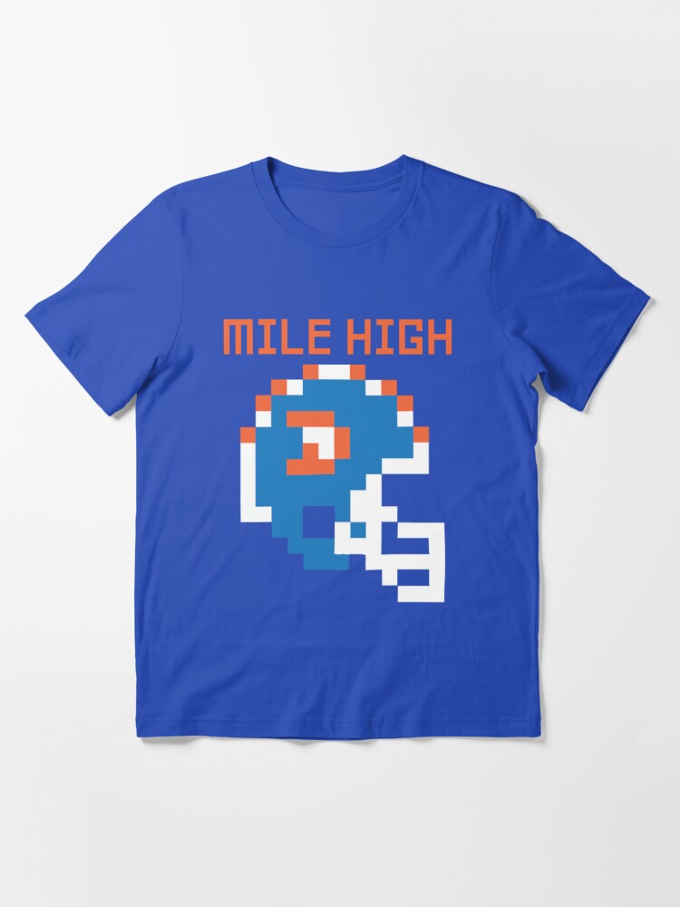 Broncos - Mile High 8 Bit Essential T-Shirt for Sale by
