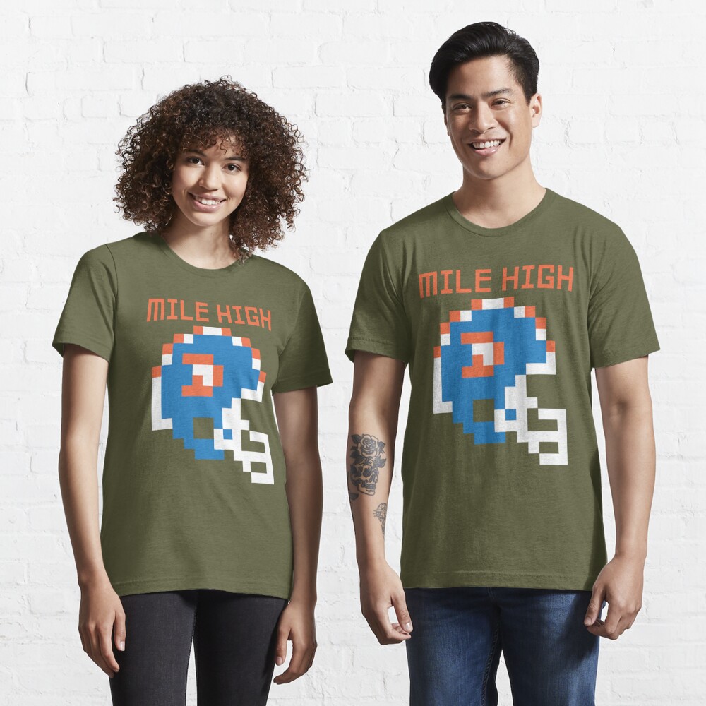 Broncos - Mile High 8 Bit Tri-blend T-Shirt for Sale by mymainmandeebo