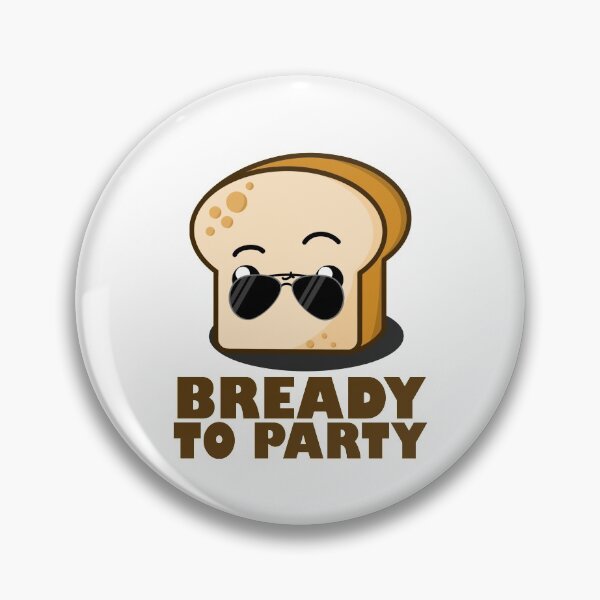 Item preview, Cute Cartoon Bread || Bready to Party || Toast designed and sold by cookingwithten.
