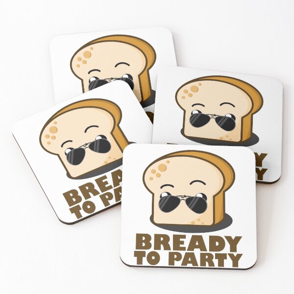 Item preview, Cute Cartoon Bread || Bready to Party || Toast designed and sold by cookingwithten.