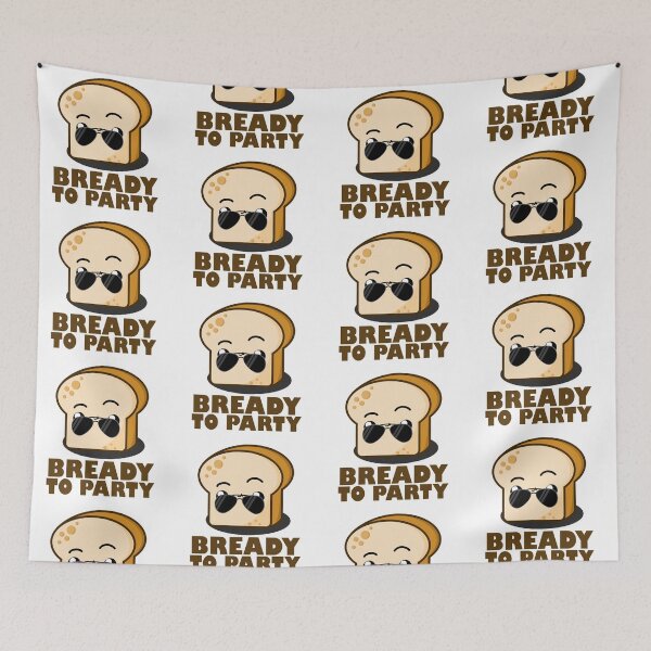 Item preview, Cute Cartoon Bread || Bready to Party || Toast designed and sold by cookingwithten.