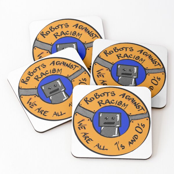 Item preview, Robots Against Racism designed and sold by SamIsWhat8.