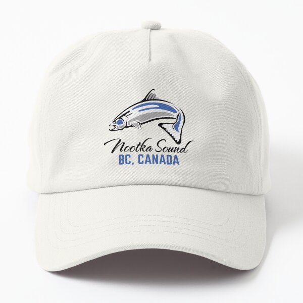 Nootka Sound, BC, Canada - Salmon Logo Dad Hat
