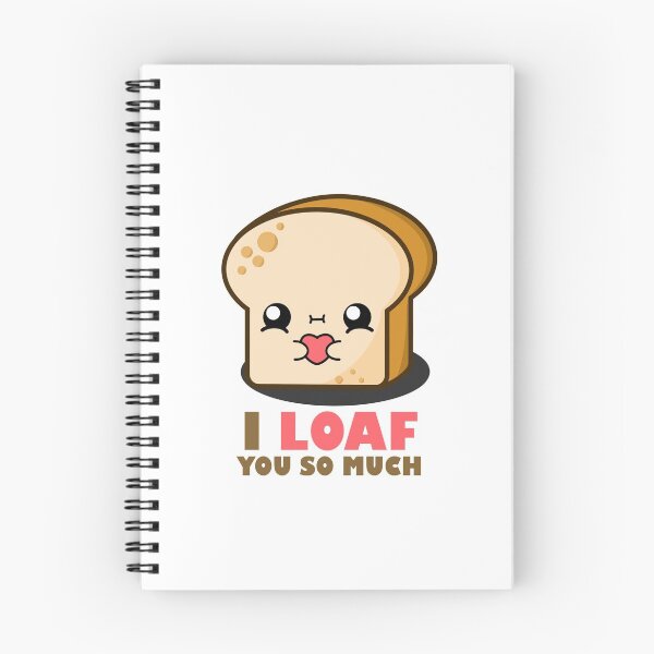 Item preview, Cute Cartoon Bread || I Loaf You So Much || Toast designed and sold by cookingwithten.