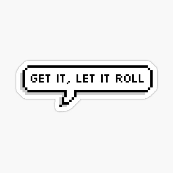 Artikel-Vorschau von BTS Hol es dir, lass es rollen Pixel Speech, designt und verkauft von helloharu.