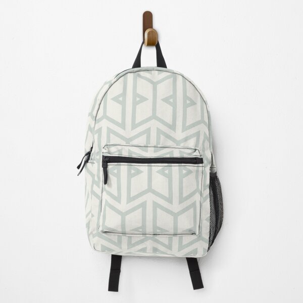 Item preview, Mint Green and Cream Art Deco Shape Pattern Color Coordinates w/Behr 2022 Color of the Year Breezeway MQ3-21 - Colour - Hue designed and sold by ColorOfTheYears.