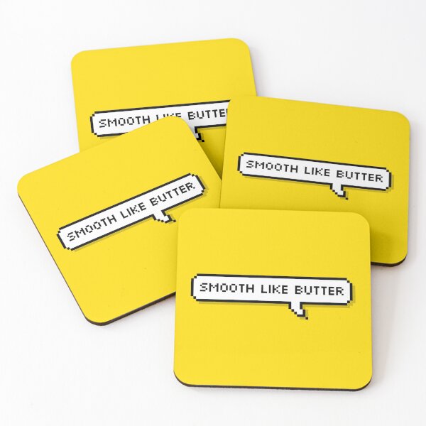 Item preview, BTS Smooth like butter Pixel Speech designed and sold by helloharu.