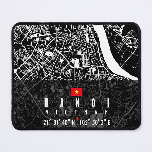 Item preview, HANOI MAP VIETNAM designed and sold by hatimelhag.