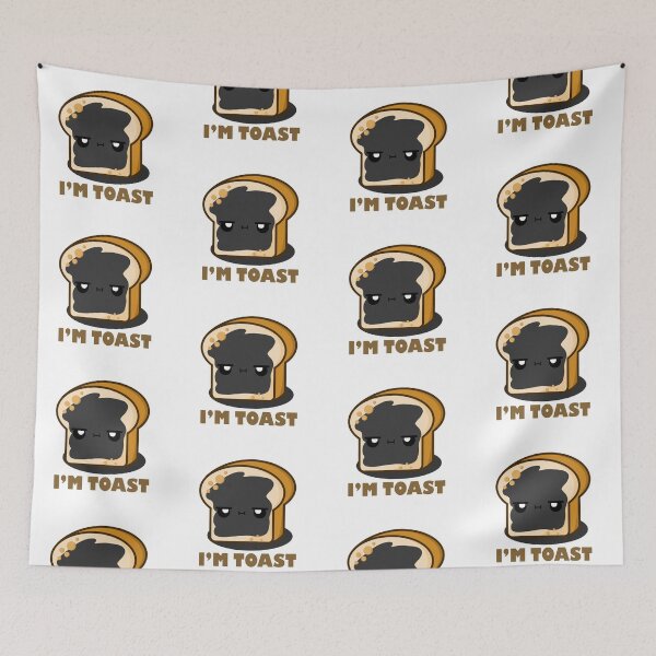 Item preview, Cute Cartoon Bread || I'm Toast || Toast designed and sold by cookingwithten.
