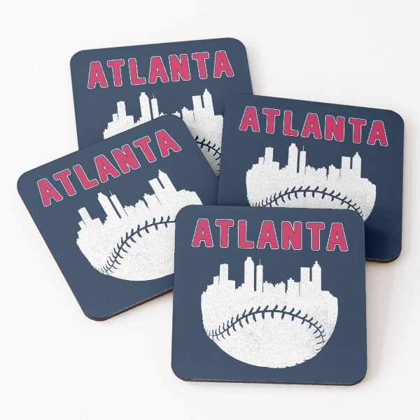 Item preview, Béisbol retro del horizonte de Atlanta del vintage designed and sold by toutwearapparel.