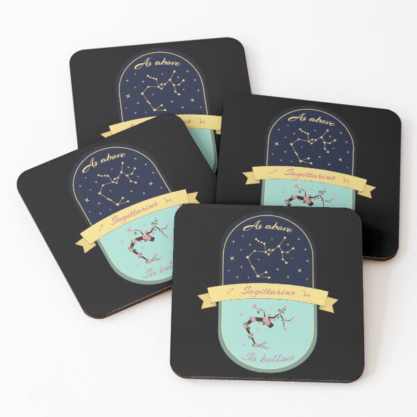 Item preview, As Above So Below - Sagittarius Constellation - Sagittarius Night and Day Sky - Astrology, Astronomy and Hermeticism designed and sold by Astrowl-.
