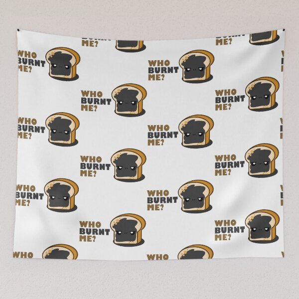 Item preview, Cute Cartoon Bread || Who Burnt Me? || Toast designed and sold by cookingwithten.