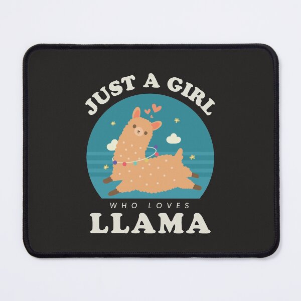 Item preview, Just a girl who loves llama Green designed and sold by Freewind-Studio.