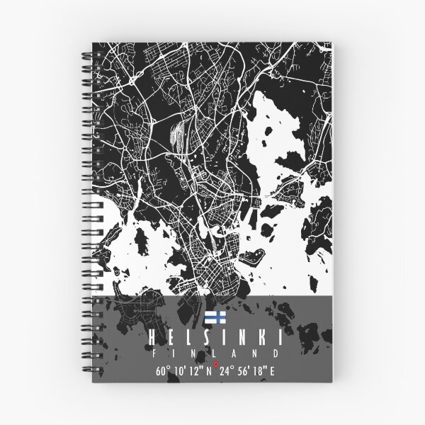 Item preview, HELSINKI MAP FINLAND designed and sold by hatimelhag.