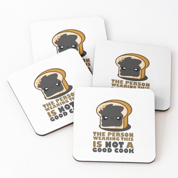 Item preview, Cute Cartoon Bread || The Person Wearing This Is Not a Good Cook || Toast designed and sold by cookingwithten.