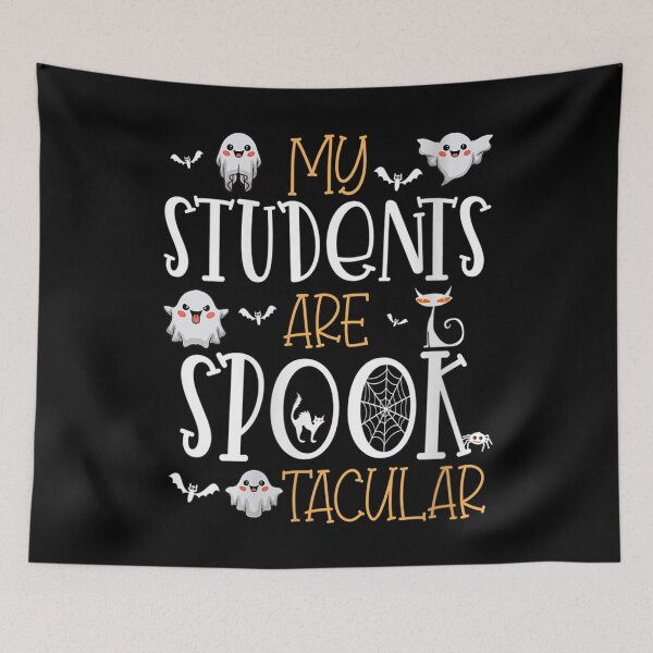 Item preview, Womens My Students Are Spook Tacular Funny Ghosts Halloween 2021 V-Neck  designed and sold by AdonisShop.