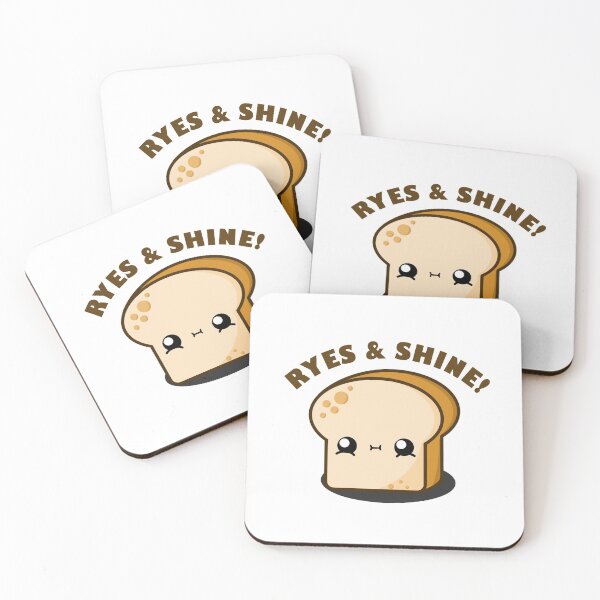 Item preview, Cute Cartoon Bread || Ryes & Shine || Toast designed and sold by cookingwithten.