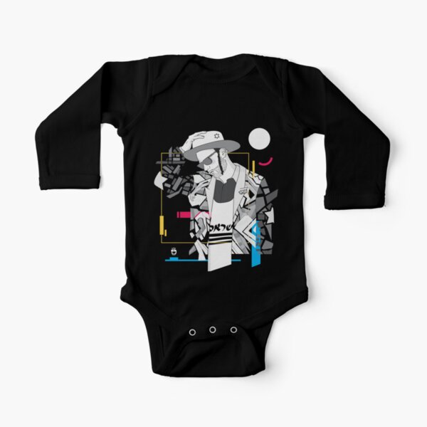 Think - Jewish Pop Art Long Sleeve Baby One-Piece