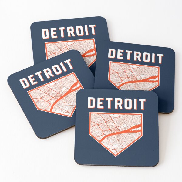 Item preview, Detroit Baseball City Home Map designed and sold by toutwearapparel.