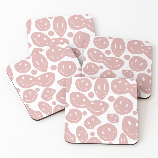 Item preview, pink liquid smiley faces  designed and sold by Northendesigns.