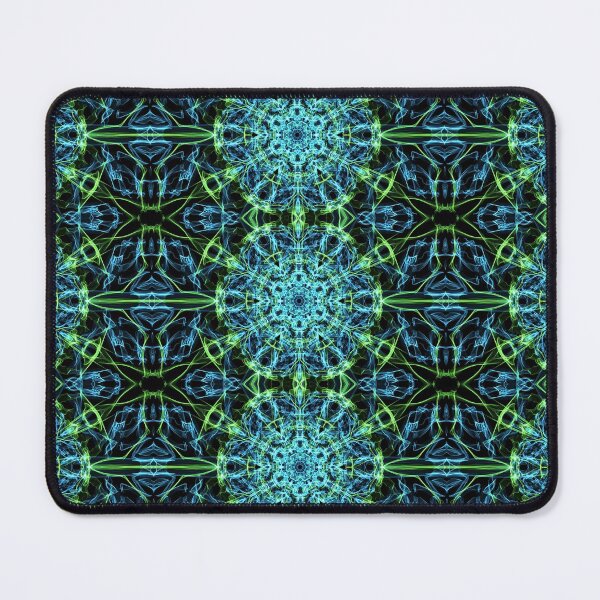 Item preview, Liquid Light Series #84 ~ Blue and Green Abstract Fractal Pattern designed and sold by Ascension Vibrations.