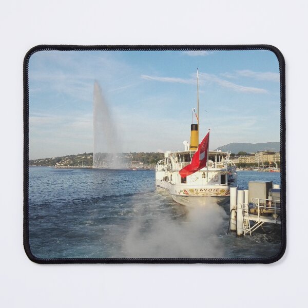 Item preview, Steam boat on Lake Geneva, Switzerland designed and sold by wineandwords.