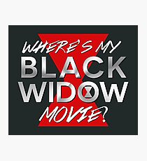 Black Widow Movie Photographic Print