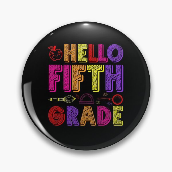 Item preview, Hello Fifth Grade Back To School 5th Grade Teachers Students designed and sold by TrenddyArts.